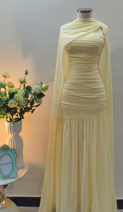 Trägerloses silbernes Vintage-Abendkleid, A-Linie, Geburtstagskleid J9370
