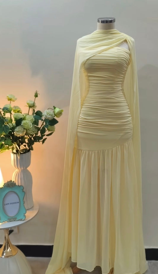 Trägerloses silbernes Vintage-Abendkleid, A-Linie, Geburtstagskleid J9370