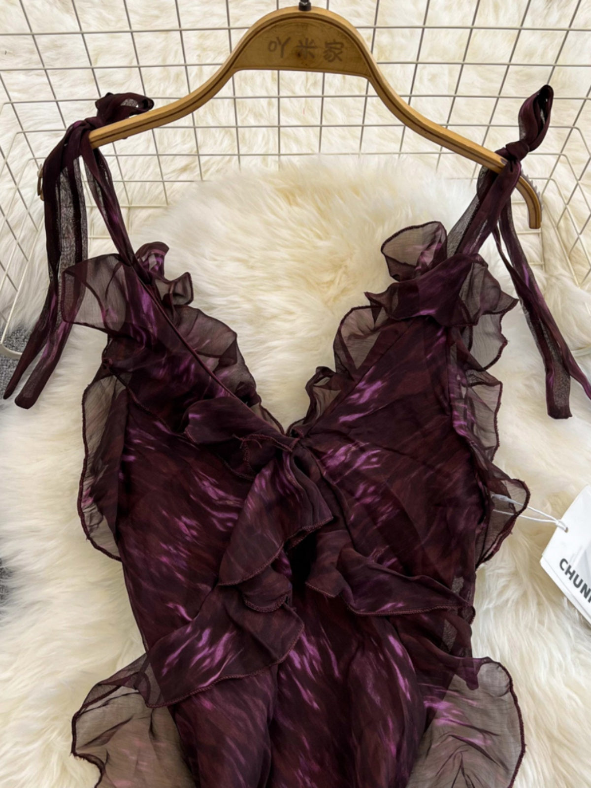 Ruffle  Summer Fairy Dress Mermaid Dress L65