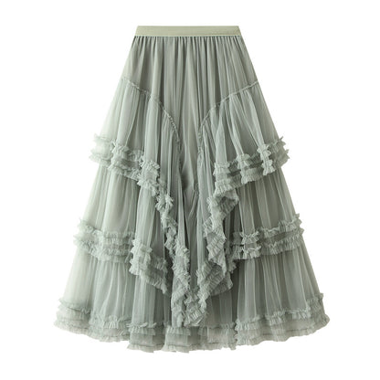 Multi-layer Mesh Skirt Fairy Fluffy Skirt 760