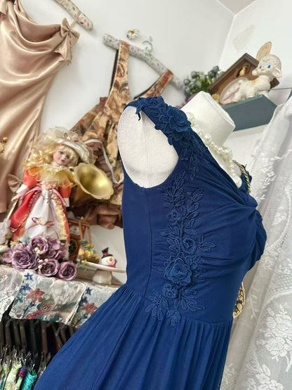 Off The Shoulder A Line Chiffon Wedding Guest Dress Formal Prom Dress  J11017