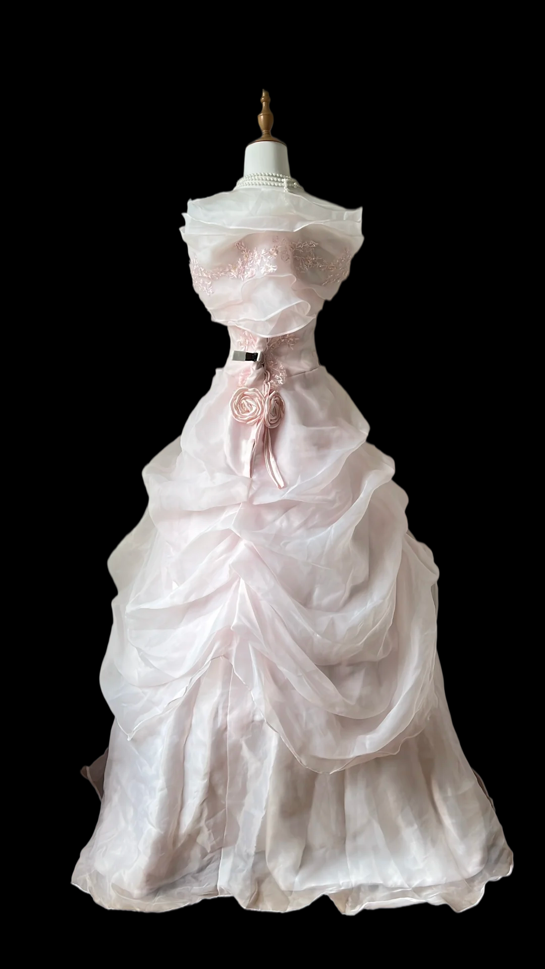 Robe de bal bustier violette en satin avec appliques, robe de soirée formelle J9413