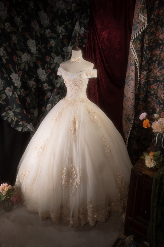 Off The Shoulder Ball Gown Quinceanera Dresses Sweet 16 Birthday Gown  J10119