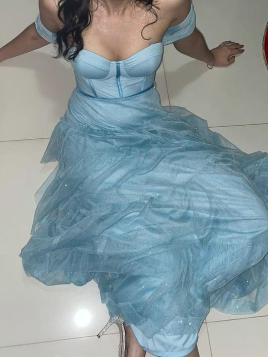 Robe de bal bustier violette en satin avec appliques, robe de soirée formelle J9413