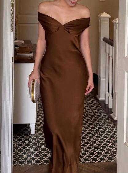 Robe de bal bustier violette en satin avec appliques, robe de soirée formelle J9413