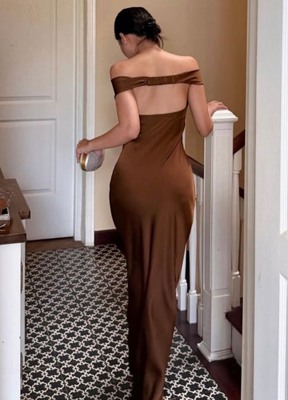 Robe de bal bustier violette en satin avec appliques, robe de soirée formelle J9413