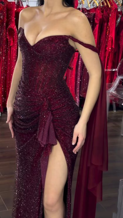 Trägerloses silbernes Vintage-Abendkleid, A-Linie, Geburtstagskleid J9370
