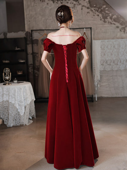 Trägerloses silbernes Vintage-Abendkleid, A-Linie, Geburtstagskleid J9370