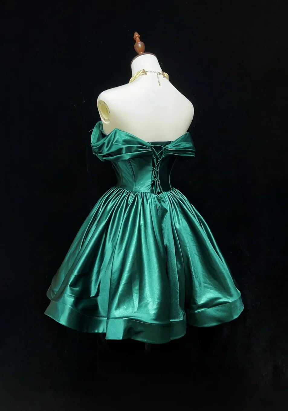 Robe de bal bustier violette en satin avec appliques, robe de soirée formelle J9413