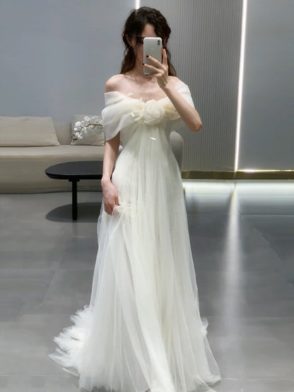 Robe de bal bustier violette en satin avec appliques, robe de soirée formelle J9413