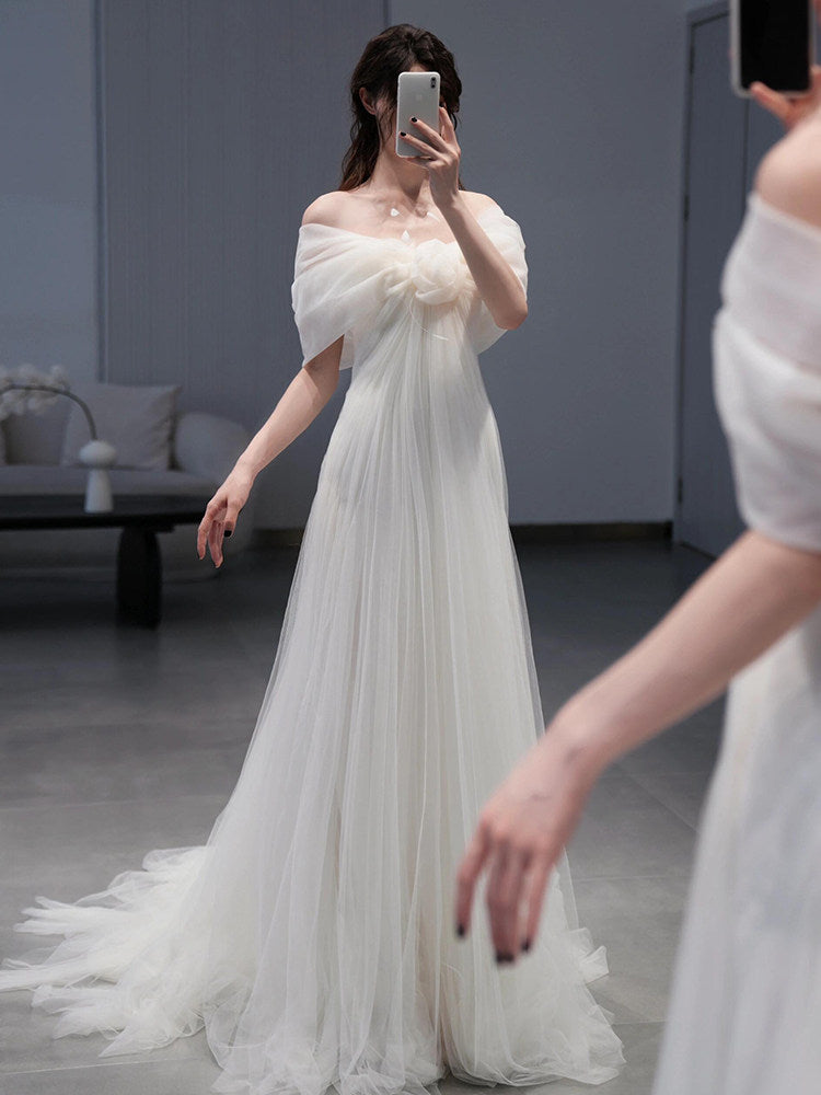 Robe de bal bustier violette en satin avec appliques, robe de soirée formelle J9413