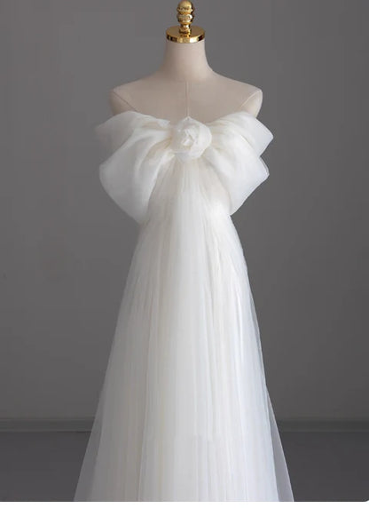 Trägerloses silbernes Vintage-Abendkleid, A-Linie, Geburtstagskleid J9370