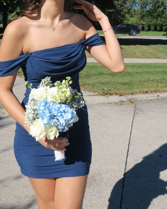 Robe de bal bustier violette en satin avec appliques, robe de soirée formelle J9413