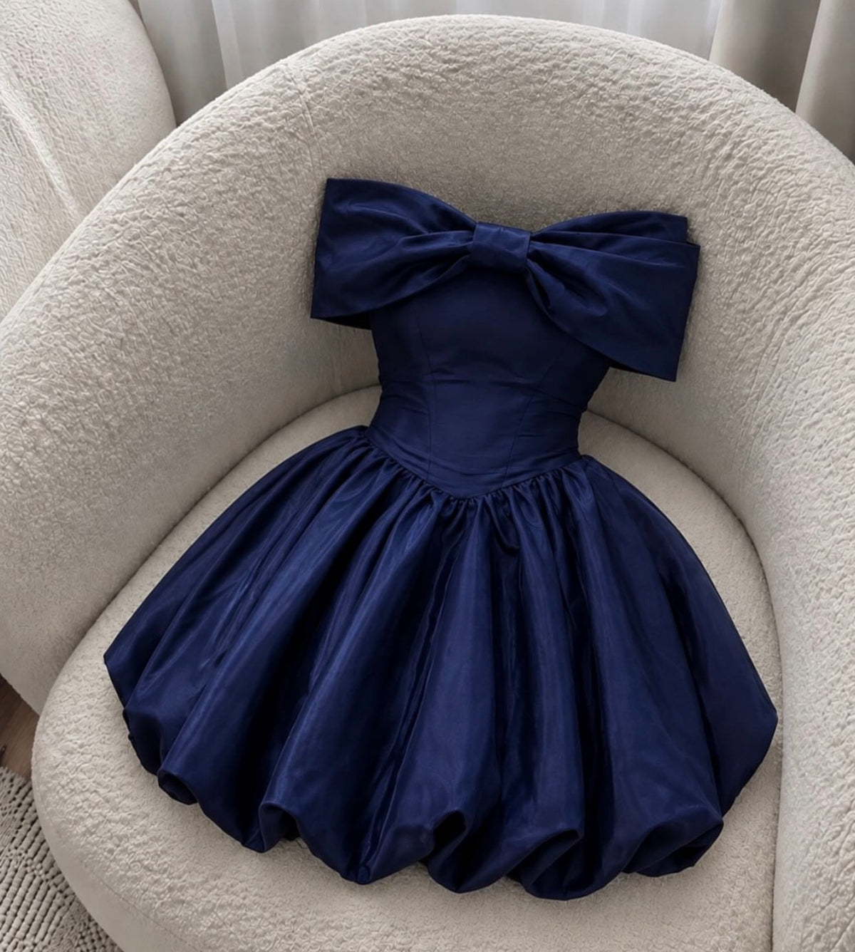 Trägerloses silbernes Vintage-Abendkleid, A-Linie, Geburtstagskleid J9370