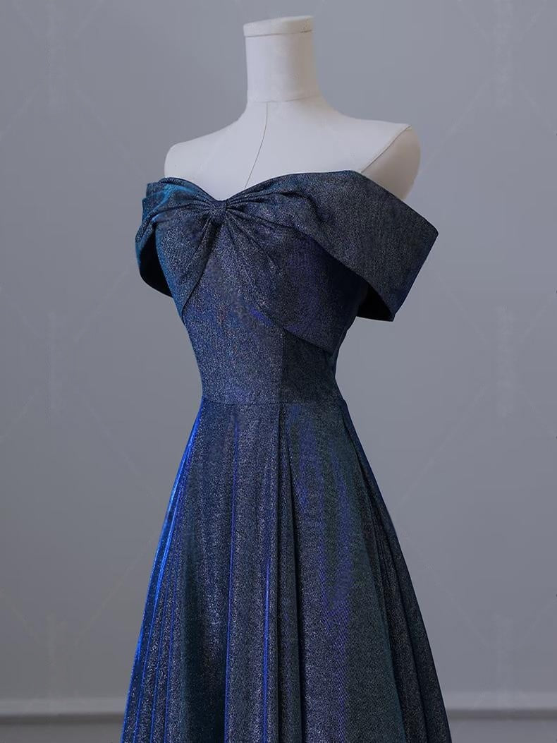 Robe de bal bustier violette en satin avec appliques, robe de soirée formelle J9413