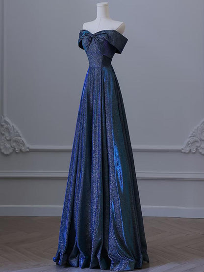 Robe de bal bustier violette en satin avec appliques, robe de soirée formelle J9413