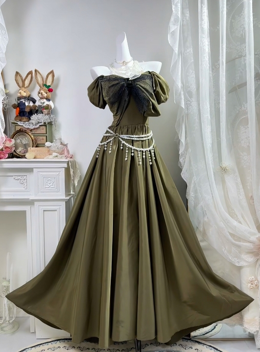 Robe de bal bustier violette en satin avec appliques, robe de soirée formelle J9413