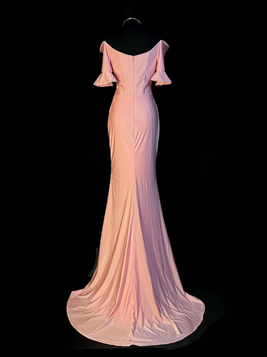 Robe de bal bustier violette en satin avec appliques, robe de soirée formelle J9413