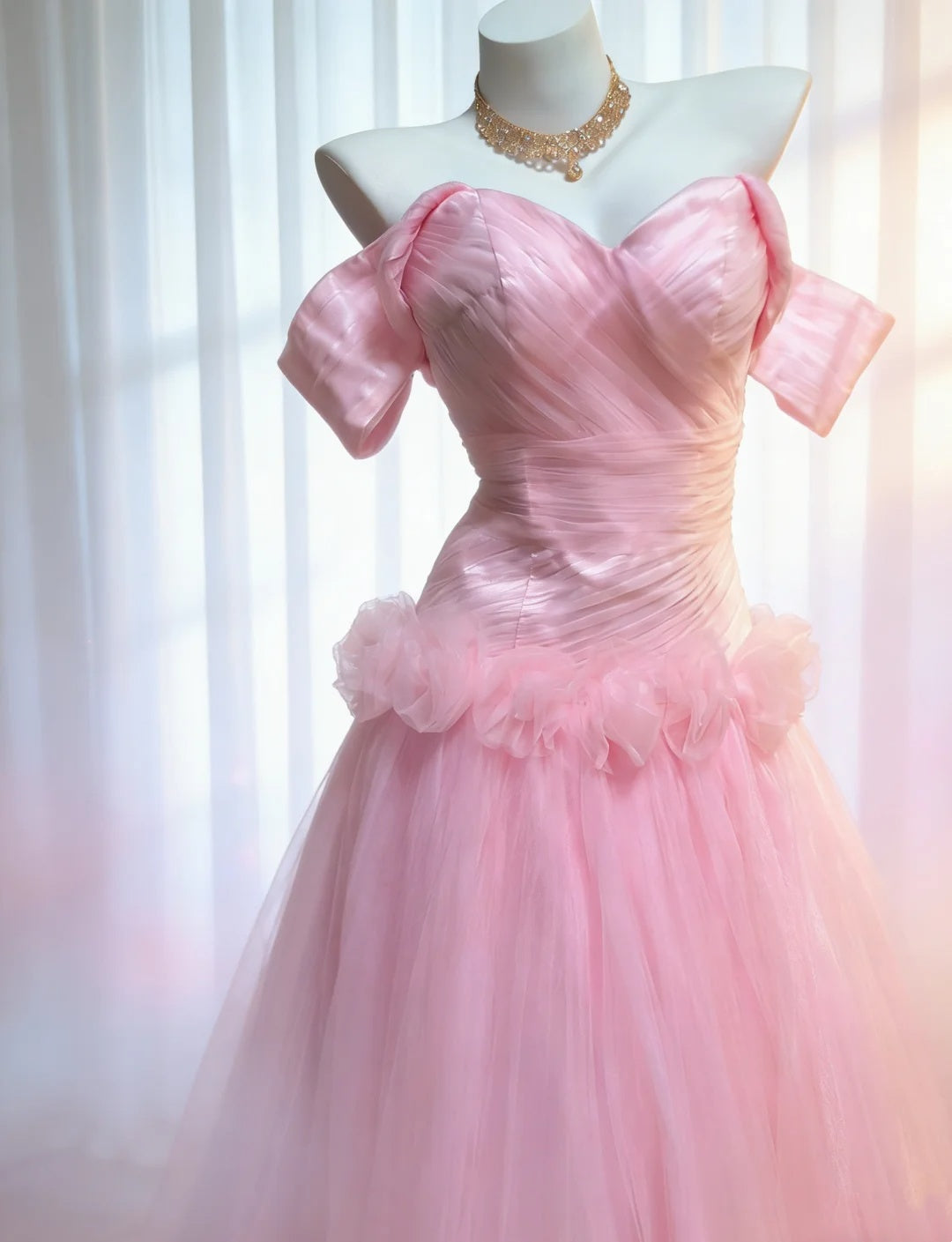 Robe de bal bustier violette en satin avec appliques, robe de soirée formelle J9413