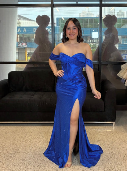 Trägerloses silbernes Vintage-Abendkleid, A-Linie, Geburtstagskleid J9370