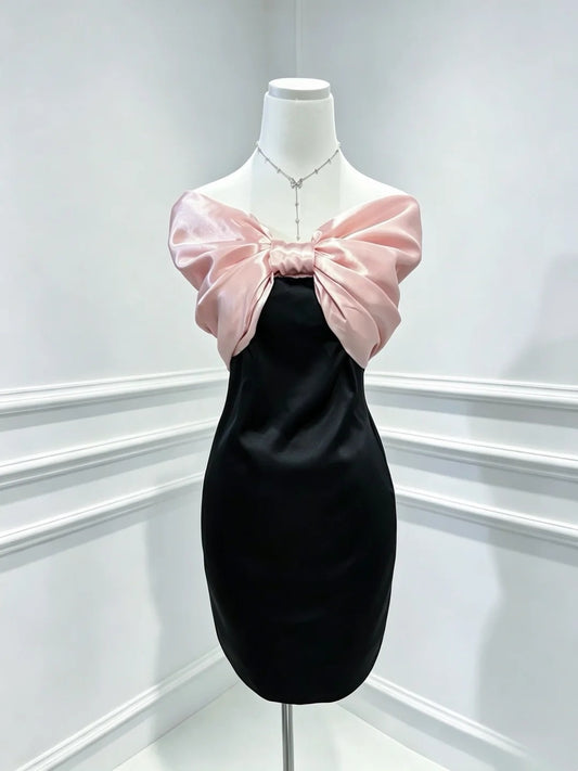 Robe de bal bustier violette en satin avec appliques, robe de soirée formelle J9413