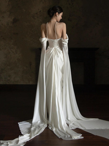 Trägerloses silbernes Vintage-Abendkleid, A-Linie, Geburtstagskleid J9370