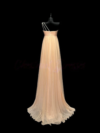 Trägerloses silbernes Vintage-Abendkleid, A-Linie, Geburtstagskleid J9370
