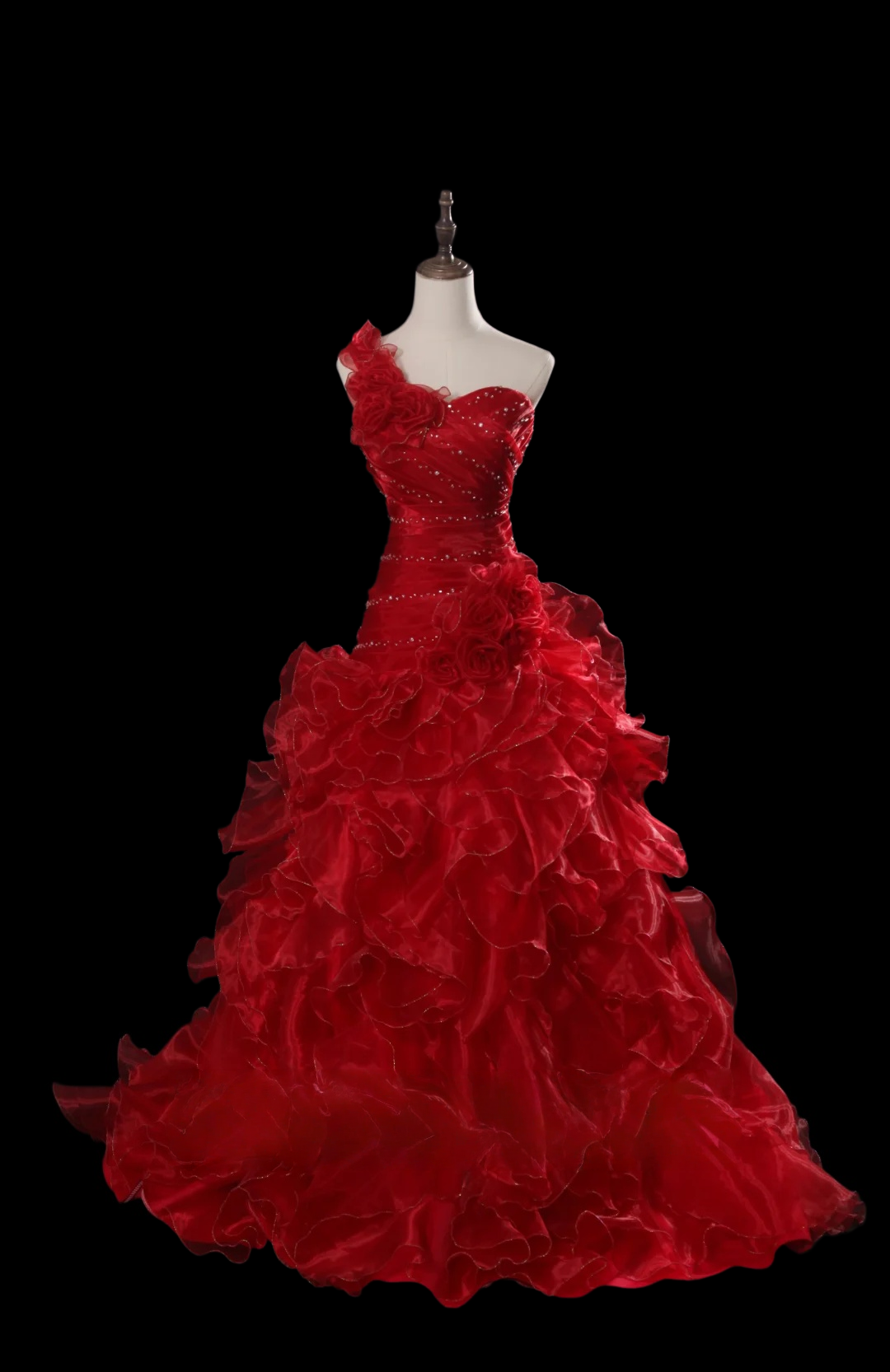 Trägerloses silbernes Vintage-Abendkleid, A-Linie, Geburtstagskleid J9370