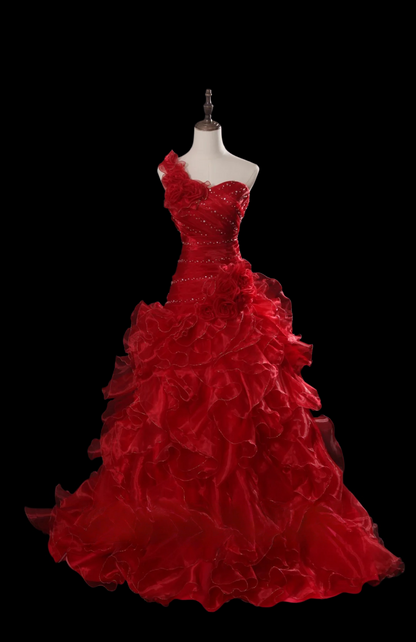 Trägerloses silbernes Vintage-Abendkleid, A-Linie, Geburtstagskleid J9370