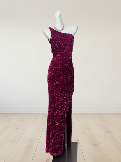 Trägerloses silbernes Vintage-Abendkleid, A-Linie, Geburtstagskleid J9370