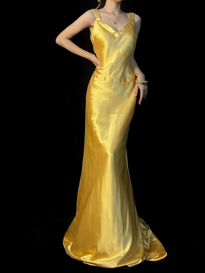 Robe de bal bustier violette en satin avec appliques, robe de soirée formelle J9413