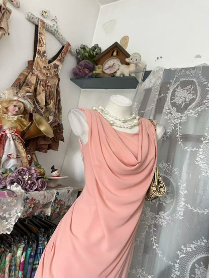 Trägerloses silbernes Vintage-Abendkleid, A-Linie, Geburtstagskleid J9370