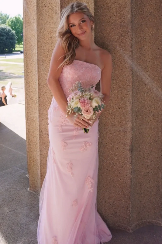 Trägerloses silbernes Vintage-Abendkleid, A-Linie, Geburtstagskleid J9370