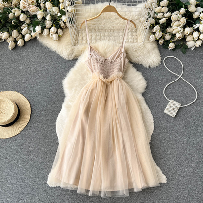 Summer Mesh Fairy Dress Sweet Princess Dress 1110