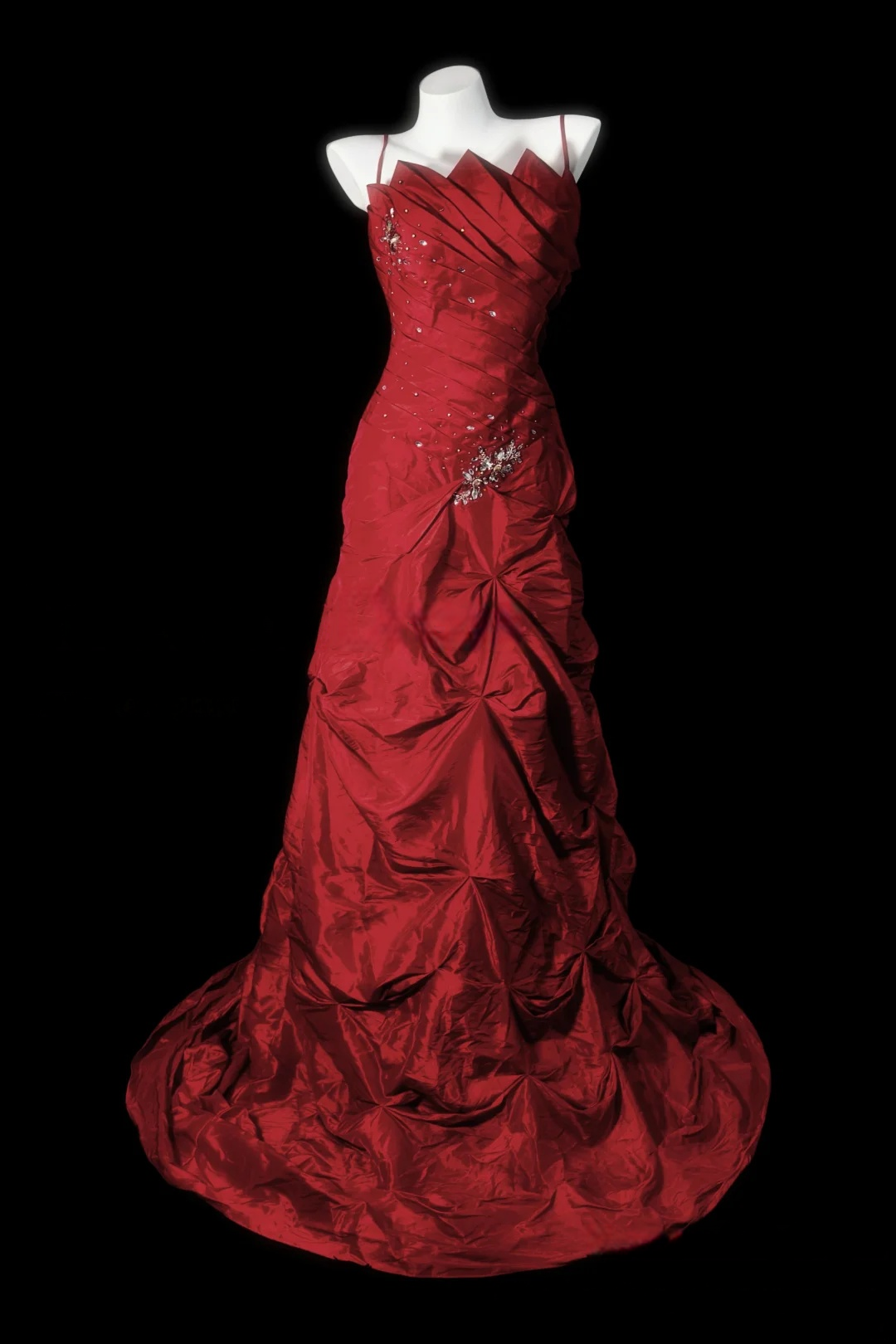 Trägerloses silbernes Vintage-Abendkleid, A-Linie, Geburtstagskleid J9370