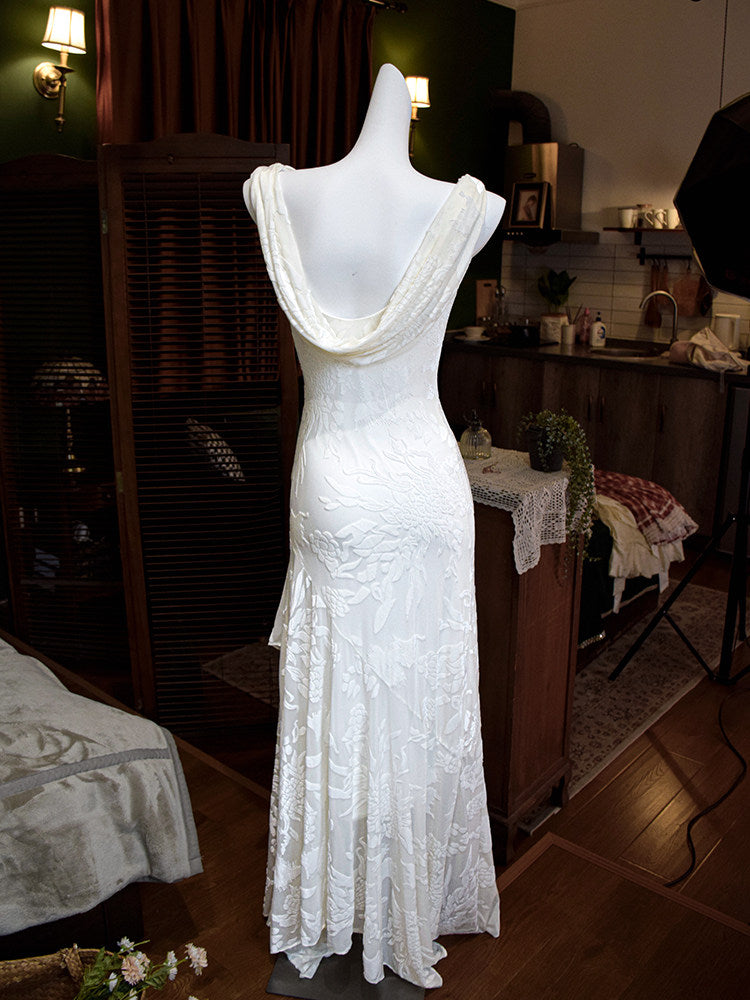 Robe de bal sexy à paillettes dorée élégante, robe sirène moulante L81