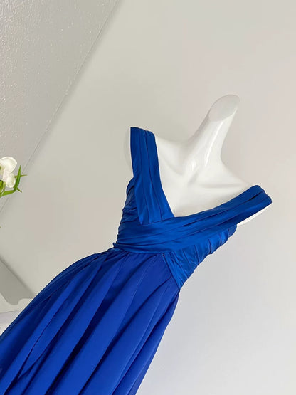 Robe de bal bustier violette en satin avec appliques, robe de soirée formelle J9413