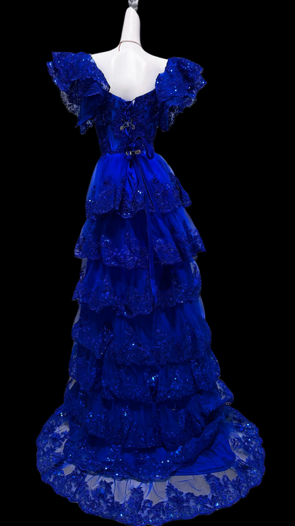 Trägerloses silbernes Vintage-Abendkleid, A-Linie, Geburtstagskleid J9370