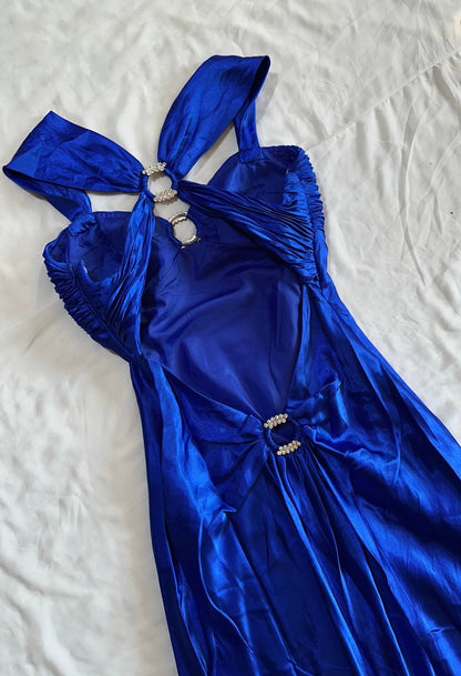 Trägerloses silbernes Vintage-Abendkleid, A-Linie, Geburtstagskleid J9370