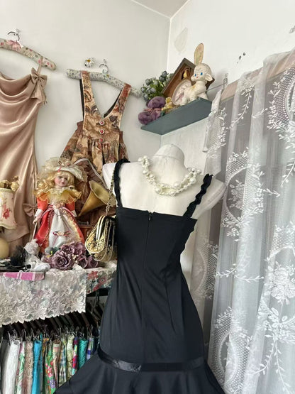 Trägerloses silbernes Vintage-Abendkleid, A-Linie, Geburtstagskleid J9370