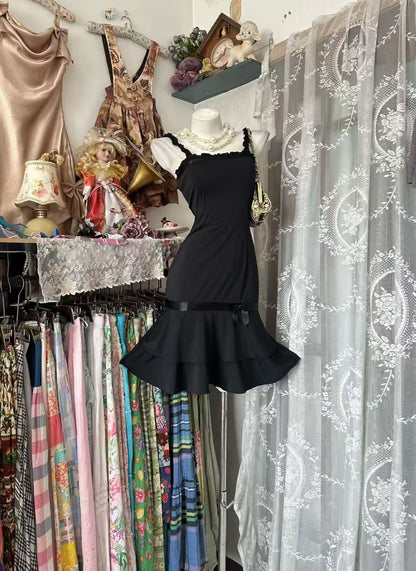 Trägerloses silbernes Vintage-Abendkleid, A-Linie, Geburtstagskleid J9370