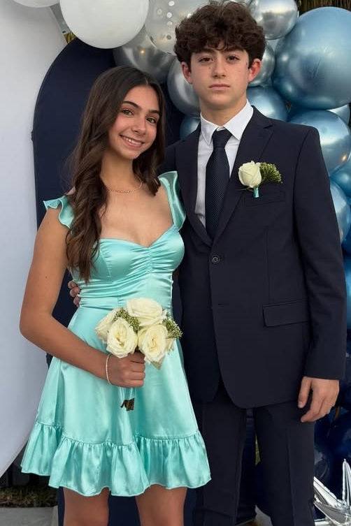 Robe de bal bustier violette en satin avec appliques, robe de soirée formelle J9413