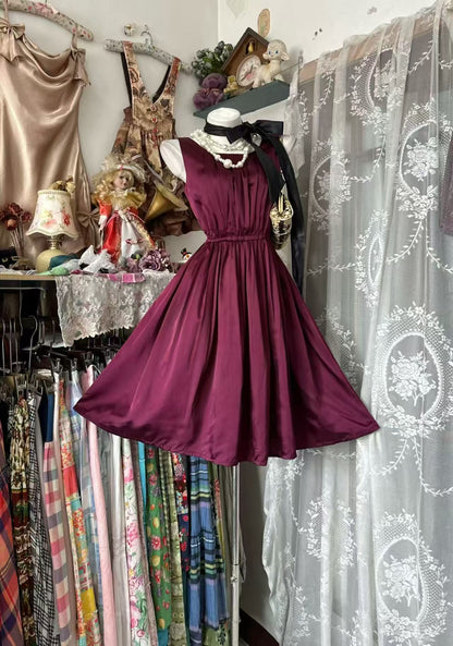Trägerloses silbernes Vintage-Abendkleid, A-Linie, Geburtstagskleid J9370