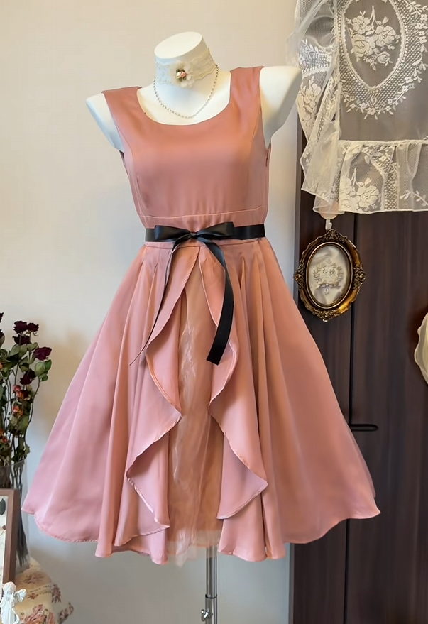 Trägerloses silbernes Vintage-Abendkleid, A-Linie, Geburtstagskleid J9370