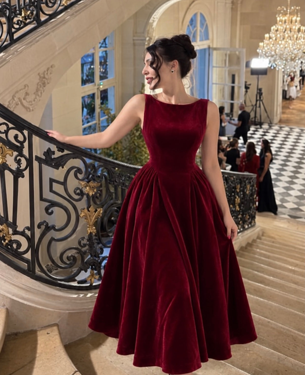 Trägerloses silbernes Vintage-Abendkleid, A-Linie, Geburtstagskleid J9370