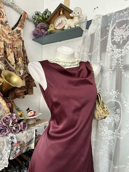 Sleeveless Sheath Burgundy Birthday Dress Homecoming Dress J11117