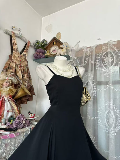 Trägerloses silbernes Vintage-Abendkleid, A-Linie, Geburtstagskleid J9370