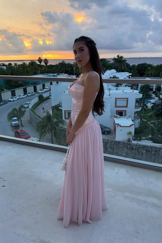 Trägerloses silbernes Vintage-Abendkleid, A-Linie, Geburtstagskleid J9370