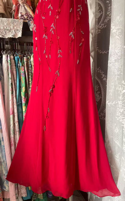 Trägerloses silbernes Vintage-Abendkleid, A-Linie, Geburtstagskleid J9370