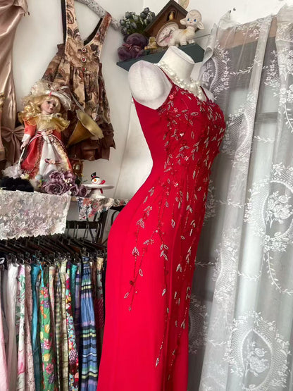 Trägerloses silbernes Vintage-Abendkleid, A-Linie, Geburtstagskleid J9370